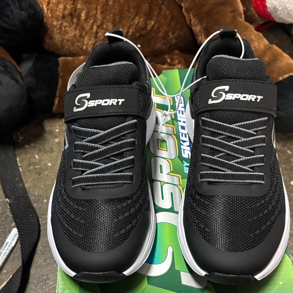 Skechers Kids Black and White Sneakers